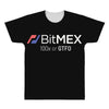 100x or gtfo bitmex edition white logo All Over Men's T-shirt