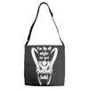'i'm up all night to get loki' thor  avengers tom hiddleston funny Adjustable Strap Totes