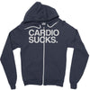cardio sucks   exercise running gym training workout fitness trainer t Zipper Hoodie