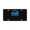 i'd rather be skiing License Plate