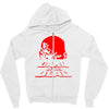 dawn of the dead retro 70s horror zombie film Zipper Hoodie