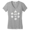 christmas gift carpe dm Women's V-Neck T-Shirt