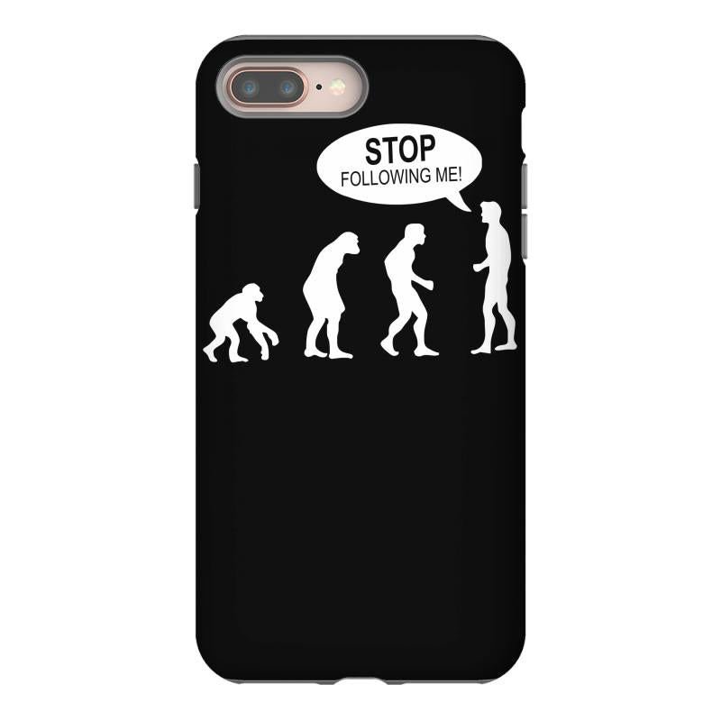 banksy funny human evolution indie iPhone 8 Plus Case