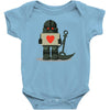 nautilus love Baby Onesie