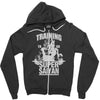 training to go super saiyan Zipper Hoodie
