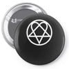 him heartagram new Pin-back button