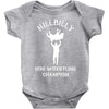 hillbilly hog wrestling champ Baby Bodysuit