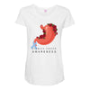 stomach cancer awareness Maternity Scoop Neck T-shirt