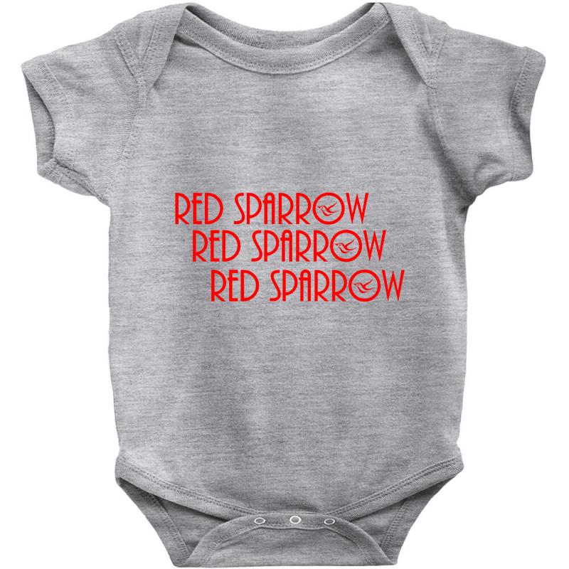 Red Sparrow Baby Onesie