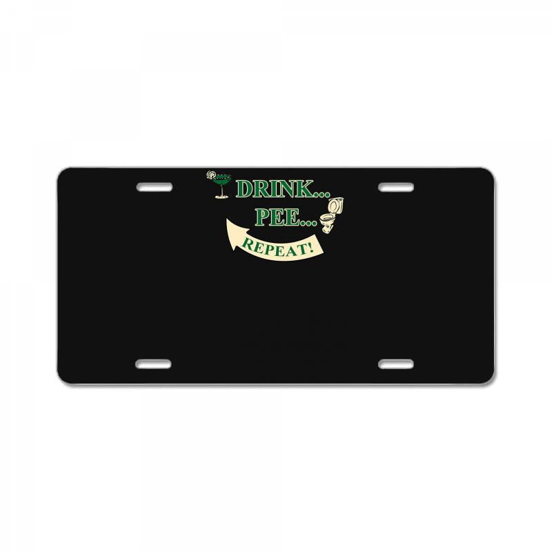drink pee License Plate
