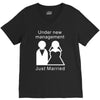 under new management   just married V-Neck Tee