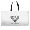 my hero is now my angel stomach cancer awreness Weekender Totes