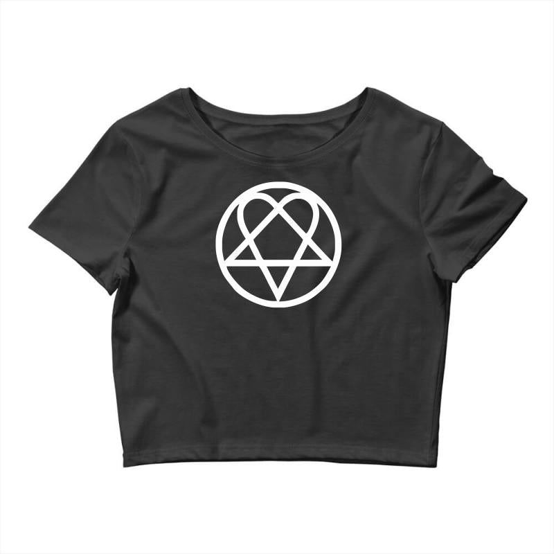 him heartagram new Crop Top