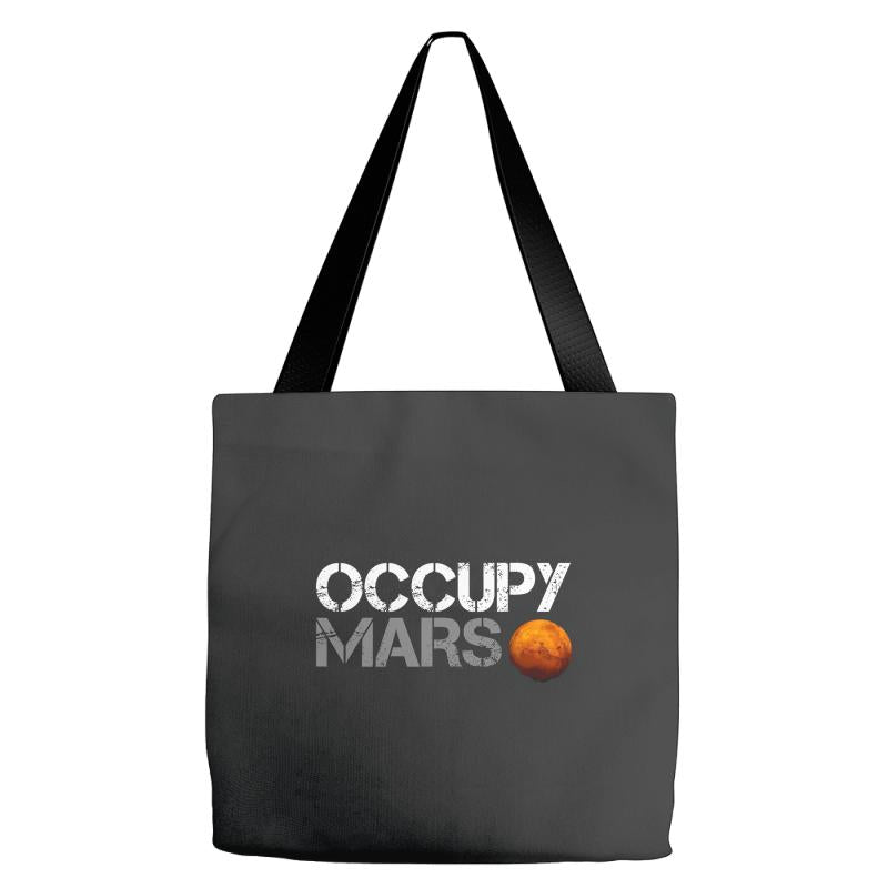 elon musk occupy mars Tote Bags