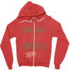 i just want to drink wine & bake christmas cookies Zipper Hoodie
