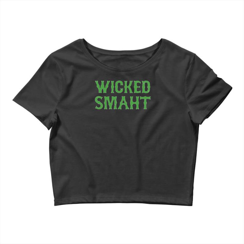 wicked smaht funny Crop Top