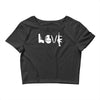 love  funny weapons retro war urban art guns knife cool peace Crop Top