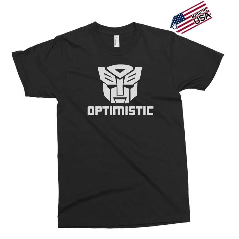 be optimistic transformers   robot optimus prime movie autobots show t Exclusive T-shirt