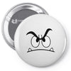 mad face Pin-back button