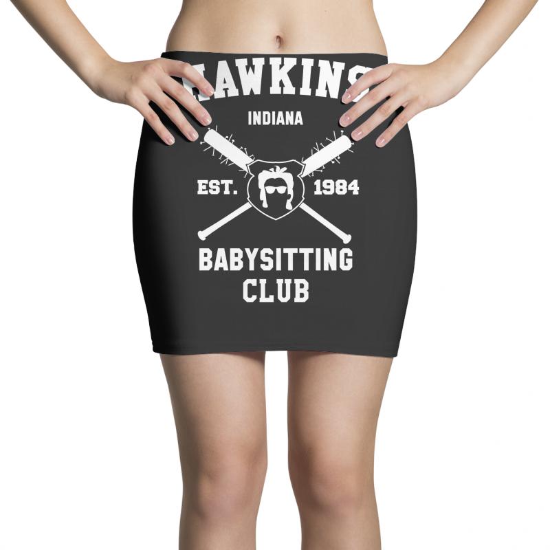 hawkins babysitting club indiana mike dustin eleven demogorgon strange Mini Skirts