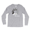 buffering  funny retro loading computer console fashion party Long Sleeve Shirts