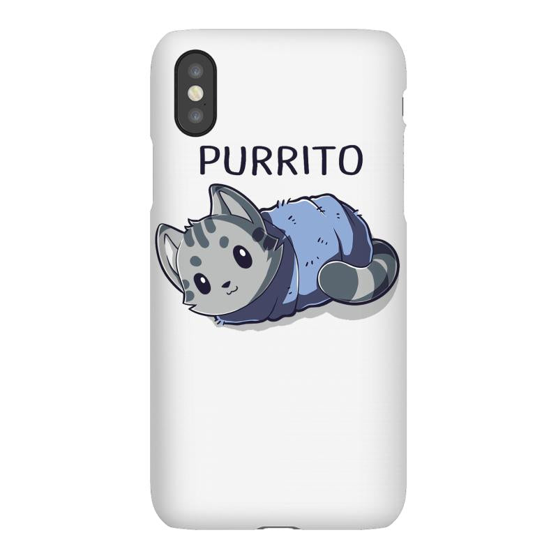 blanket purrito iPhoneX Case