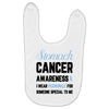 stomach cancer awaneress i wear periwinkle for someone special to me Baby Bibs