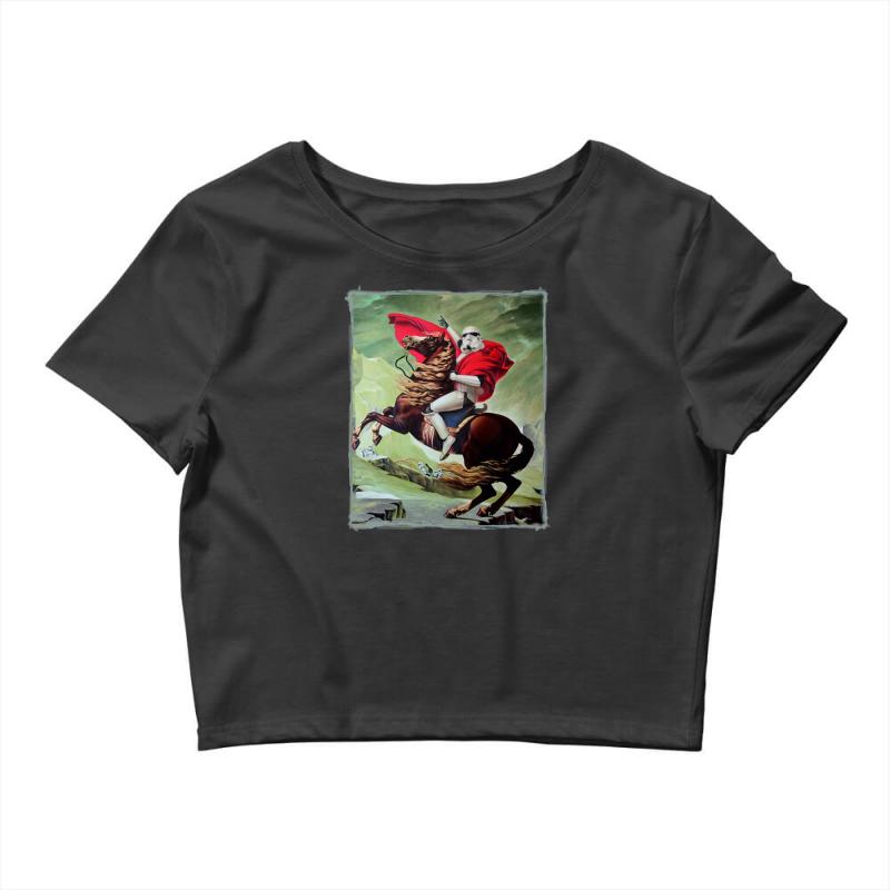 napoleon bonaparte stormtrooper funny retro Crop Top