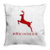 #reindeer Throw Pillow