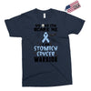 no one can scare me i am atomach cancer warrior Exclusive T-shirt