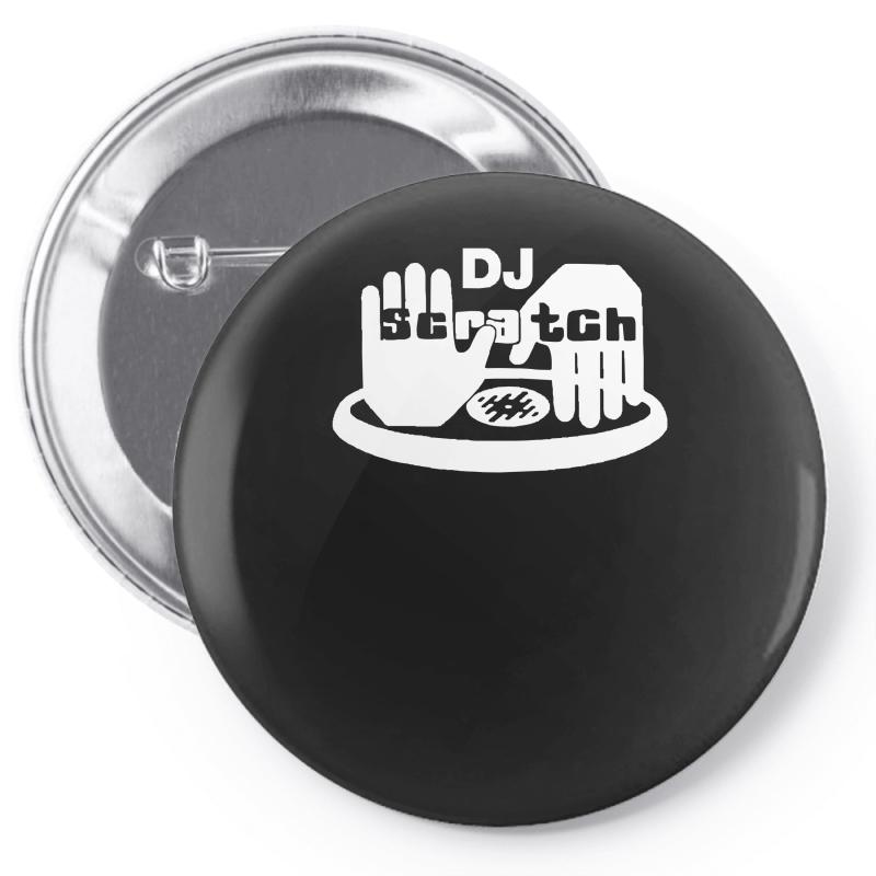 dj scratch men's Pin-back button