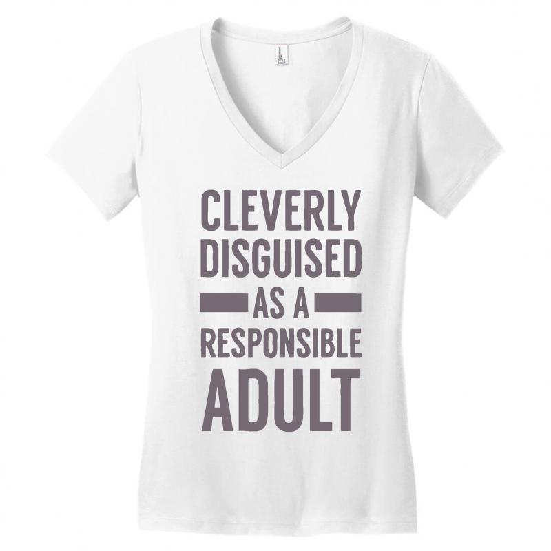 cleverly disguised Women's V-Neck T-Shirt