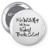 #IMWITHKAP (f129) Pin-back button