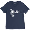 i'm jealous of me too V-Neck Tee
