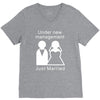 under new management   just married V-Neck Tee