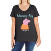 peppa pig mommy pig Ladies Curvy T-Shirt