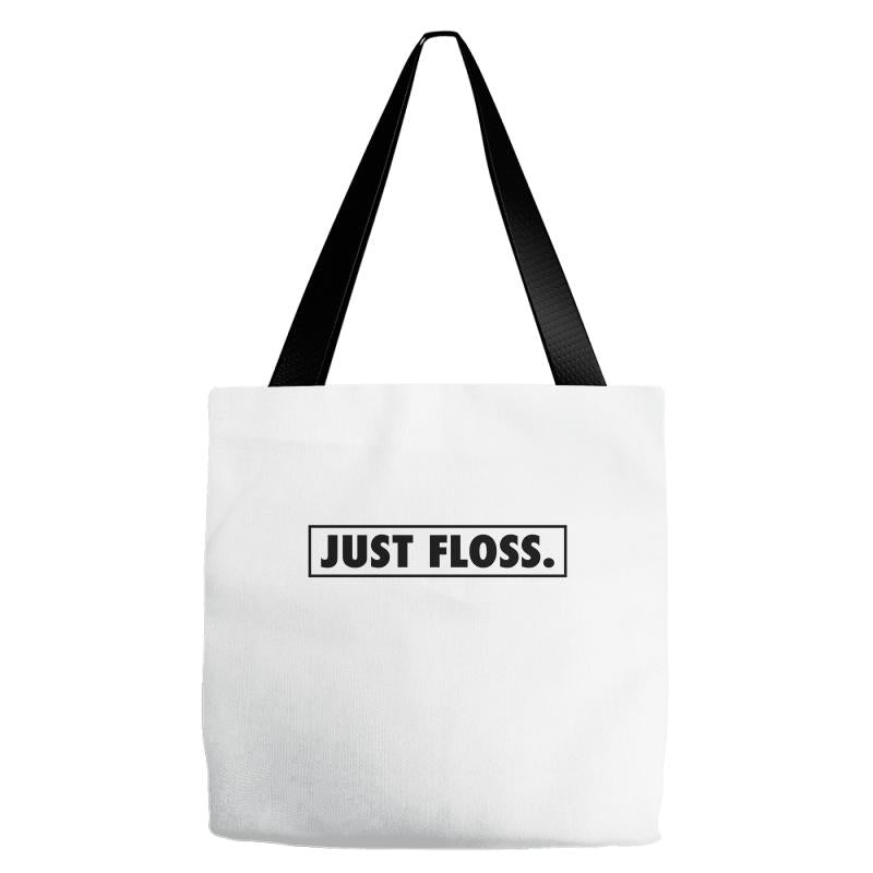 just floss border Tote Bags