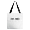 just floss border Tote Bags