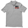 911 dispatcher heroes black logo Men's Polo Shirt