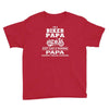 i'm a biker papa just like a normal papa except much cooler Youth Tee