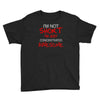 i'm not short awesome Youth Tee