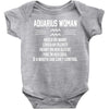Aquarius Woman Baby Onesie