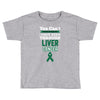 you can't scare or beat me i have been through liver cancer Toddler T-shirt