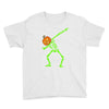 pumpkin skeleton dabbing Youth Tee