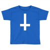 wasted youth inverted cross indie geek swag funny Toddler T-shirt
