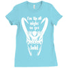 'i'm up all night Ladies Fitted T-Shirt
