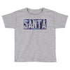 santa colorful glitter Toddler T-shirt