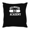 gilmour academy   as worn by dave   pink floyd   mens music Throw Pillow