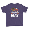 Halloween Kings Are Born In May Youth Tee