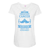 I am a Prostate Survivor - What's Your Superpower? Maternity Scoop Neck T-shirt